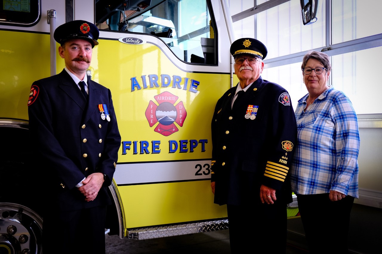 Airdrie Firefighter receives Exemplary Service Medal DiscoverAirdrie